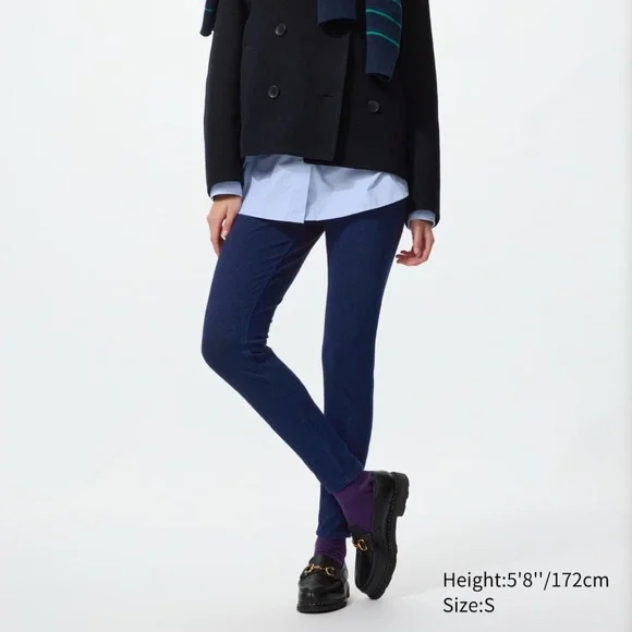 Uniqlo Ultra Stretch Denim Legging Pants - Picture 2 of 6